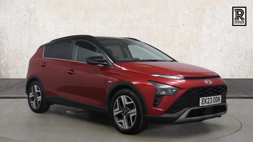 Used 2023 Hyundai BAYON 1.0 T-GDi MHEV Ultimate SUV 5dr Petrol Hybrid Manual Euro 6 (s/s) (100 ps) Red at Richmond Motor Group