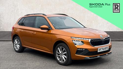 Used 2024 Skoda Kamiq 1.0 TSI SE SUV 5dr Petrol Manual Euro 6 (s/s) (116 ps) Orange at Richmond Motor Group