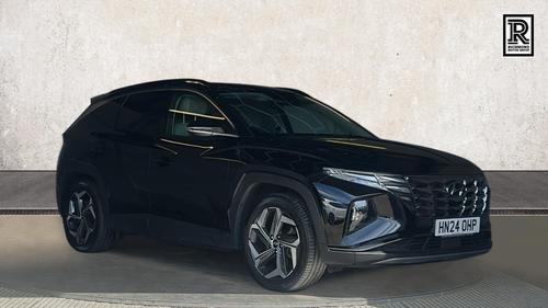 Used 2024 Hyundai TUCSON 1.6 T-GDi 13.8kWh Ultimate SUV 5dr Petrol Plug-in Hybrid Auto 4WD Euro 6 (s/s) (265 ps) Black at Richmond Motor Group