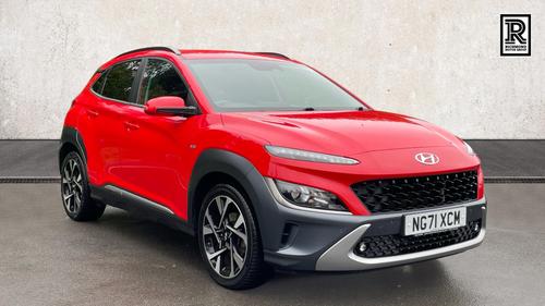 Used 2022 Hyundai KONA 1.0 T-GDi MHEV Premium SUV 5dr Petrol Hybrid Manual Euro 6 (s/s) (120 ps) Red at Richmond Motor Group