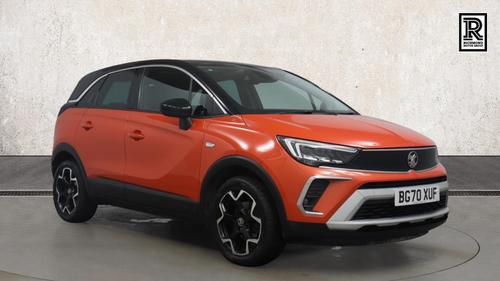 Used 2021 Vauxhall Crossland 1.2 Turbo Elite Nav SUV 5dr Petrol Auto Euro 6 (s/s) (130 ps) Orange at Richmond Motor Group