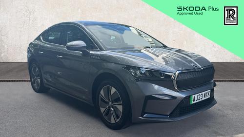 Used 2023 Skoda Enyaq iV 82kWh 80 Coupe 5dr Electric Auto (DC135kW) (204 ps) Grey at Richmond Motor Group