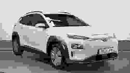 Used 2021 Hyundai KONA 64kWh Premium SE SUV 5dr Electric Auto (7kW Charger) (204 ps) White at Richmond Motor Group