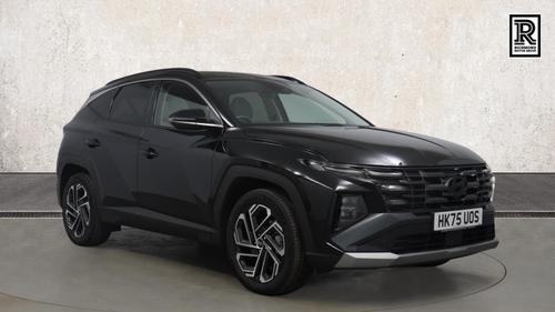 Used 2025 Hyundai TUCSON 1.6 T-GDi Ultimate SUV 5dr Petrol Hybrid Auto Euro 6 (s/s) (215 ps) Black at Richmond Motor Group