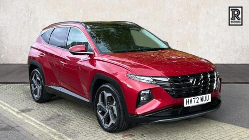 Used 2022 Hyundai TUCSON 1.6 h T-GDi Ultimate SUV 5dr Petrol Hybrid Auto Euro 6 (s/s) (230 ps) Red at Richmond Motor Group