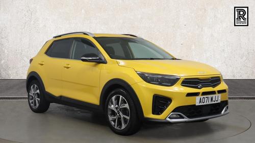 Used 2022 Kia Stonic 1.0 T-GDi MHEV GT-Line SUV 5dr Petrol Hybrid Manual Euro 6 (s/s) (118 bhp) Yellow at Richmond Motor Group