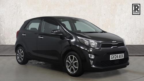 Used 2024 Kia Picanto 1.0 DPi 3 Hatchback 5dr Petrol AMT Euro 6 (s/s) (66 bhp) Black at Richmond Motor Group