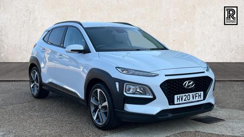 Used 2020 Hyundai KONA 1.0 T-GDi Play SUV 5dr Petrol Manual Euro 6 (s/s) (120 ps) White at Richmond Motor Group