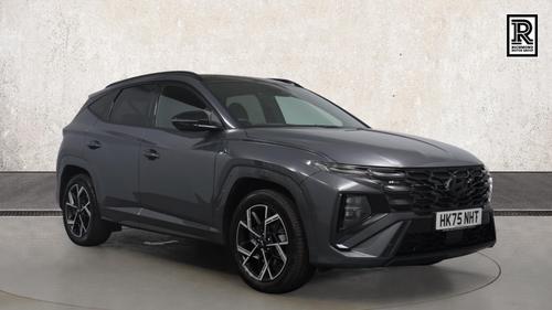 Used 2025 Hyundai TUCSON 1.6T N Line S SUV 5dr Petrol Hybrid Auto Euro 6 (s/s) (239 ps) Grey at Richmond Motor Group