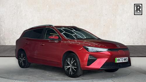 Used 2022 MG MG5 61.1kWh Trophy Long Range Estate 5dr Electric Auto (156 ps) Red at Richmond Motor Group