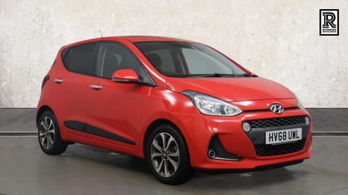 Used 2018 Hyundai i10 1.2 Premium SE Hatchback 5dr Petrol Manual Euro 6 (87 ps) Red at Richmond Motor Group