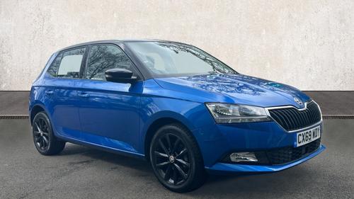 Used 2019 Skoda Fabia 1.0 Colour Edition Hatchback 5dr Petrol Manual Euro 6 (s/s) (60 ps) Blue at Richmond Motor Group