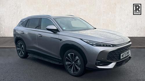 Used 2025 MG MG HS 1.5 T-GDI 24.7kWh Trophy SUV 5dr Petrol Plug-in Hybrid Auto Euro 6 (s/s) (299 ps) Silver at Richmond Motor Group