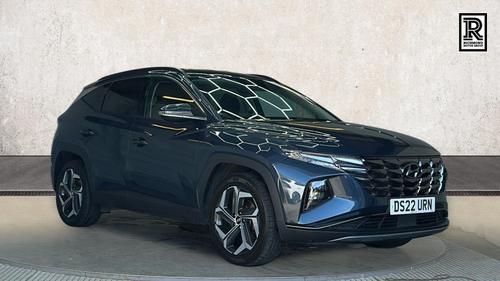 Used 2022 Hyundai TUCSON 1.6 h T-GDi Premium SUV 5dr Petrol Hybrid Auto Euro 6 (s/s) (230 ps) Blue at Richmond Motor Group