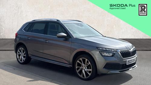 Used 2023 Skoda KAMIQ 1.0 TSI SE L Executive SUV 5dr Petrol Manual Euro 6 (s/s) (110 ps) Grey at Richmond Motor Group