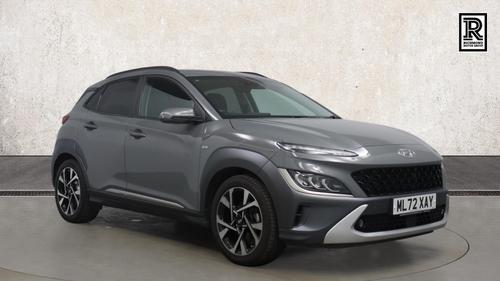 Used 2022 Hyundai KONA 1.0 T-GDi MHEV Ultimate SUV 5dr Petrol Hybrid Manual Euro 6 (s/s) (120 ps) Grey at Richmond Motor Group