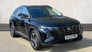 Used 2023 Hyundai TUCSON 1.6 T-GDi MHEV Ultimate SUV 5dr Petrol Hybrid DCT Euro 6 (s/s) (150 ps) Black at Richmond Motor Group