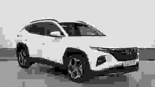 Used 2023 Hyundai TUCSON 1.6 h T-GDi Premium SUV 5dr Petrol Hybrid Auto Euro 6 (s/s) (230 ps) White at Richmond Motor Group