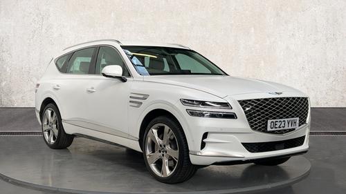 Used 2023 Genesis GV80 2.5T Luxury SUV 5dr Petrol Auto 4WD Euro 6 (s/s) (7 Seat) (304 ps) White at Richmond Motor Group