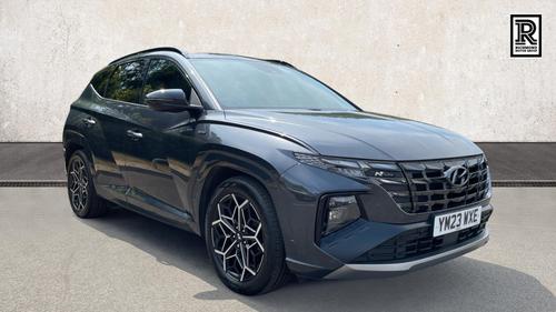 Used 2023 Hyundai TUCSON 1.6 T-GDi MHEV N Line S SUV 5dr Petrol Hybrid DCT Euro 6 (s/s) (150 ps) Grey at Richmond Motor Group