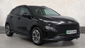Used 2023 Hyundai KONA 64kWh Premium SUV 5dr Electric Auto (10.5kW Charger) (204 ps) Black at Richmond Motor Group