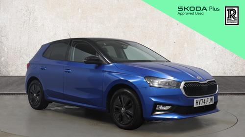 Used 2024 Skoda FABIA 1.0 TSI Colour Edition Hatchback 5dr Petrol DSG Euro 6 (s/s) (116 ps) Blue at Richmond Motor Group