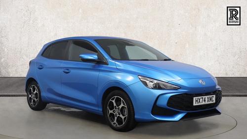 Used 2024 MG MG3 Hybrid+ Trophy 1.5 HEV Auto Blue at Richmond Motor Group