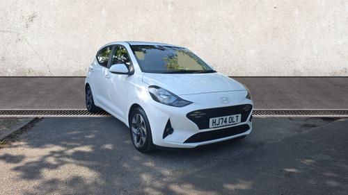 Used 2024 Hyundai i10 1.0 Advance Hatchback 5dr Petrol Auto Euro 6 (s/s) (63 ps) White at Richmond Motor Group