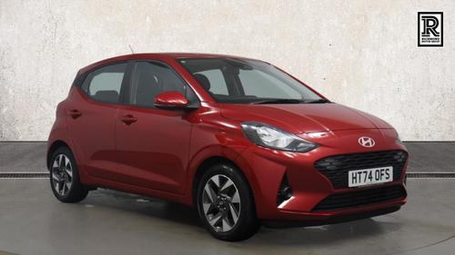 Used 2024 Hyundai i10 1.2 Advance Hatchback 5dr Petrol Manual Euro 6 (s/s) (79 ps) Red at Richmond Motor Group