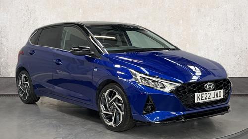 Used 2022 Hyundai i20 1.0 T-GDi MHEV SE Connect Hatchback 5dr Petrol Hybrid Manual Euro 6 (s/s) (100 ps) Blue at Richmond Motor Group