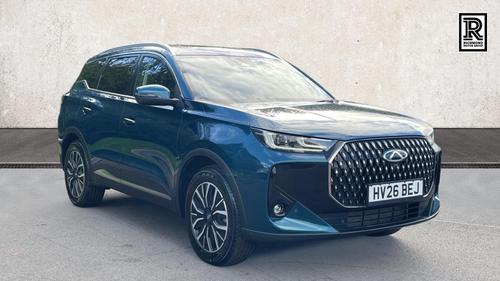 Used 2026 Chery Tiggo 7 1.5T 18.4kWh Summit SUV 5dr Petrol Plug-in Hybrid DHT1 Euro 6 (s/s) (204 ps) Blue at Richmond Motor Group