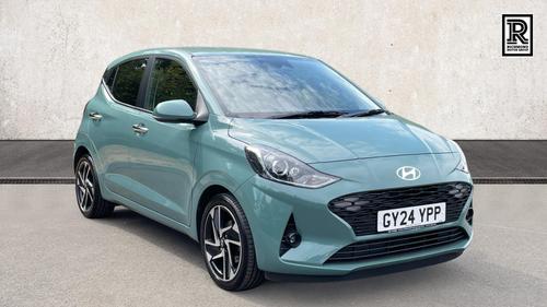 Used 2024 Hyundai i10 1.2 Premium Hatchback 5dr Petrol Manual Euro 6 (s/s) (84 ps) Green at Richmond Motor Group