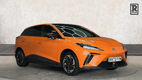 Used 2022 MG MG4 EV Trophy - Long Range Auto (64kWh) Orange at Richmond Motor Group