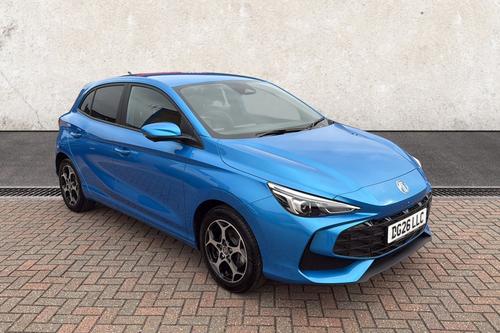 Used 2026 MG MG3 1.5 Hybrid+ Trophy Hatchback 5dr Petrol Hybrid Auto Euro 6 (s/s) (194 ps) Blue at Richmond Motor Group