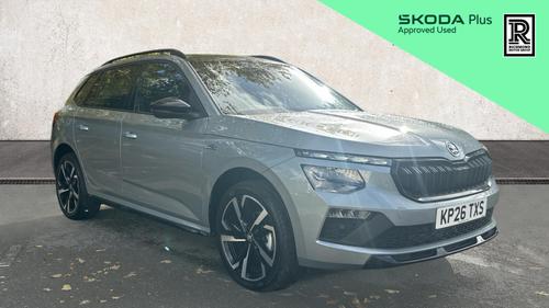 Used 2026 Skoda KAMIQ 1.0 TSI Monte Carlo Edition SUV 5dr Petrol DSG Euro 6 (s/s) (116 ps) Silver at Richmond Motor Group