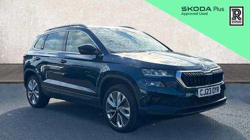 Used 2023 Skoda KAROQ 1.5 TSI ACT SE L SUV 5dr Petrol DSG Euro 6 (s/s) (150 ps) Blue at Richmond Motor Group