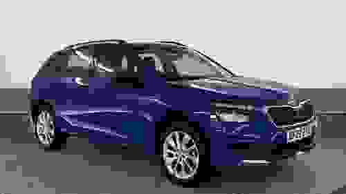 Used 2022 Skoda KAMIQ 1.0 TSI SE SUV 5dr Petrol DSG Euro 6 (s/s) (110 ps) Blue at Richmond Motor Group