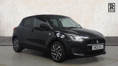 Used 2021 Suzuki SWIFT 1.2 Dualjet MHEV SZ-L Hatchback 5dr Petrol Hybrid Manual Euro 6 (s/s) (83 ps) Black at Richmond Motor Group