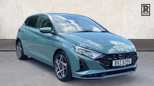 Used 2025 Hyundai i20 1.0 T-GDi Premium Hatchback 5dr Petrol DCT Euro 6 (s/s) (100 ps) Green at Richmond Motor Group