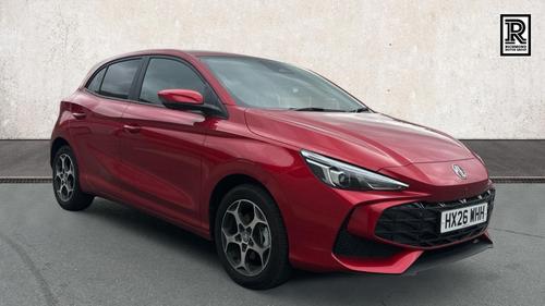 Used 2026 MG MG3 Hybrid+ Trophy 1.5 HEV Auto Red at Richmond Motor Group