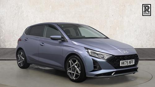 Used 2025 Hyundai i20 1.0 T-GDi Premium Hatchback 5dr Petrol DCT Euro 6 (s/s) (100 ps) Blue at Richmond Motor Group