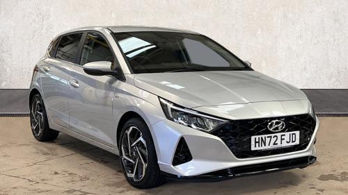 Used 2022 Hyundai i20 1.0 T-GDi MHEV Premium Hatchback 5dr Petrol Hybrid DCT Euro 6 (s/s) (100 ps) Silver at Richmond Motor Group