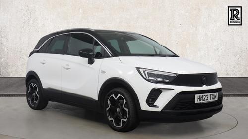 Used 2023 Vauxhall Crossland 1.2 Turbo Ultimate SUV 5dr Petrol Manual Euro 6 (s/s) (110 ps) White at Richmond Motor Group