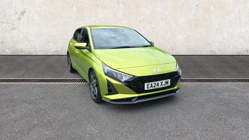 Used 2024 Hyundai i20 1.0 T-GDi Premium Hatchback 5dr Petrol DCT Euro 6 (s/s) (100 ps) Yellow at Richmond Motor Group