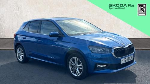 Used 2024 Skoda Fabia 1.0 TSI SE L Hatchback 5dr Petrol Manual Euro 6 (s/s) (116 ps) Blue at Richmond Motor Group