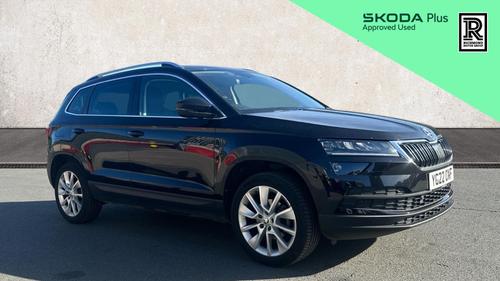 Used 2022 Skoda KAROQ 1.5 TSI ACT SE L SUV 5dr Petrol Manual Euro 6 (s/s) (150 ps) Black at Richmond Motor Group