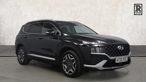 Used 2023 Hyundai Santa Fe 1.6 h T-GDi Ultimate SUV 5dr Petrol Hybrid Auto Euro 6 (s/s) (230 ps) Black at Richmond Motor Group