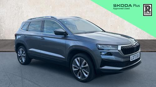 Used 2023 Skoda KAROQ 1.5 TSI ACT SE L SUV 5dr Petrol Manual Euro 6 (s/s) (150 ps) Grey at Richmond Motor Group