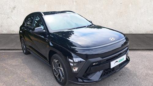 Used 2025 Hyundai KONA 1.6 h-GDi N Line SUV 5dr Petrol Hybrid DCT Euro 6 (s/s) (129 ps) Black at Richmond Motor Group