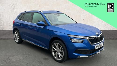 Used 2022 Skoda KAMIQ 1.5 TSI ACT SE L Executive SUV 5dr Petrol DSG Euro 6 (s/s) (150 ps) Blue at Richmond Motor Group
